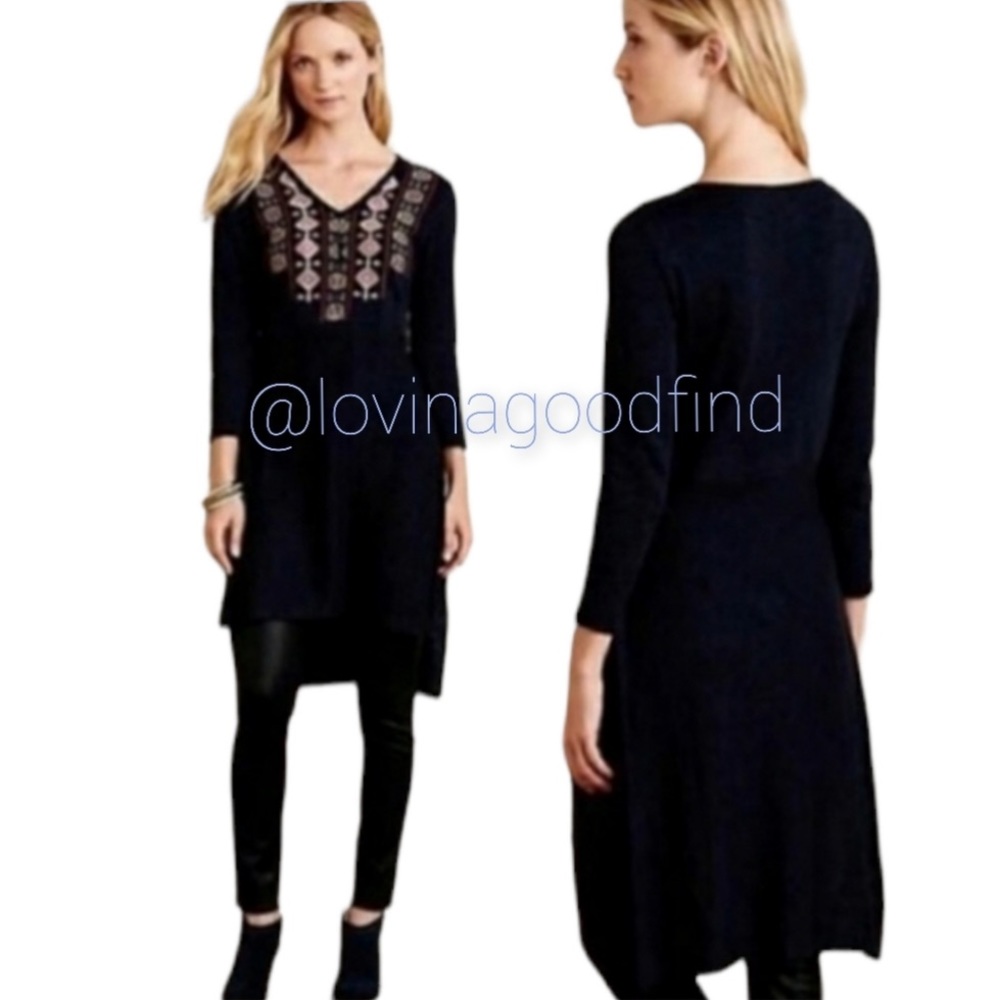 ANTHROPOLOGIE Akemi + Kin Savin Embroidered Tunic Dress EUC sz S - Picture 11 of 11
